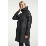 Tenson Apelviken Pu Raincoat Women Zwart