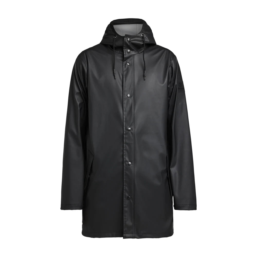 Tenson Apelviken Pu Raincoat Men Zwart