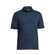 Tenson Txlite Melange Polo Men Donker Marineblauw