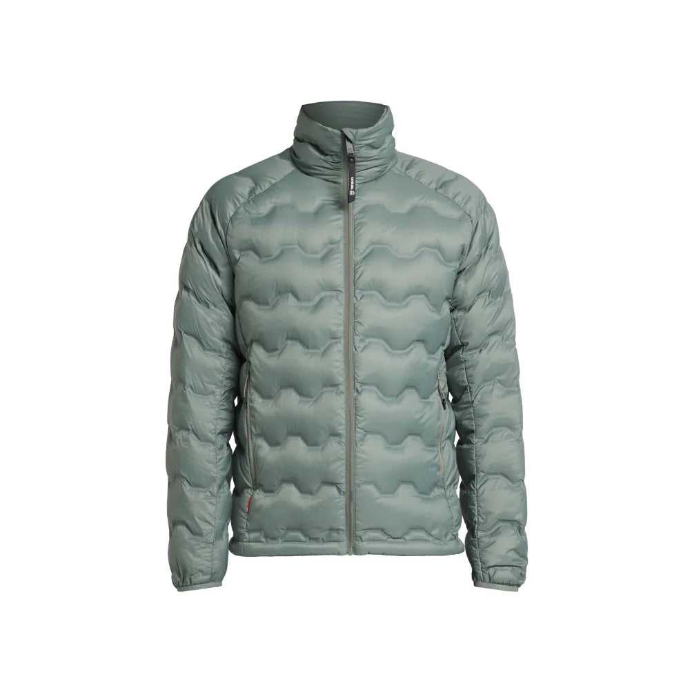 Tenson Txlite Shibui Collar Down Jacket Men Grijsgroen