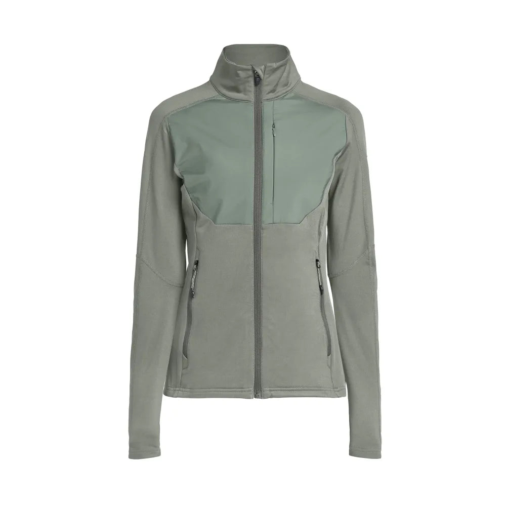 Tenson Txlite Windblock Full Zip Women Grijsgroen