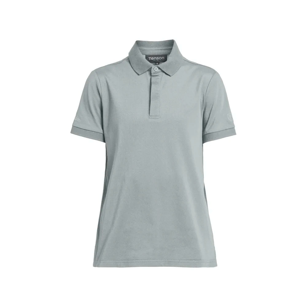 Tenson Txlite Tri-Blend Polo Women Grijsgroen