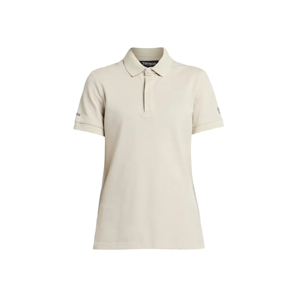 Tenson Txlite Tri-Blend Polo Women Zand