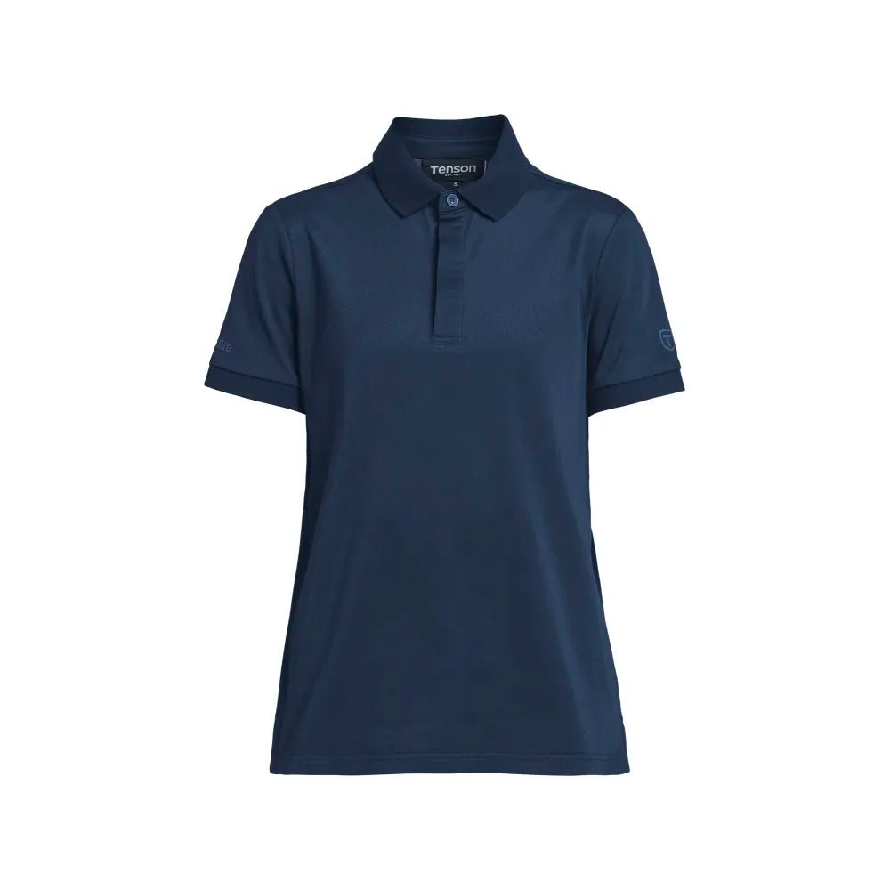 Tenson Txlite Tri-Blend Polo Women Donkerblauw