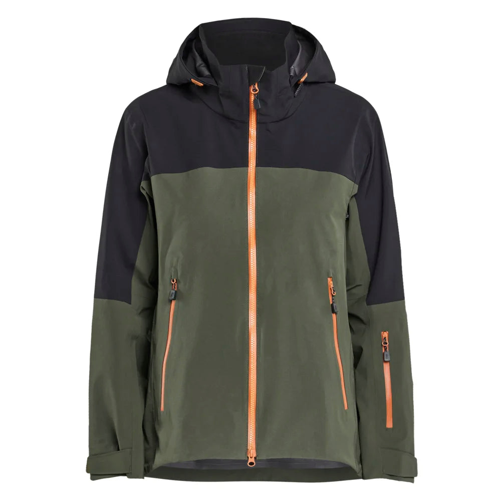Blaklader 4708 1916 Striker Dames Shell Jack Stretch Woudgroen Roest