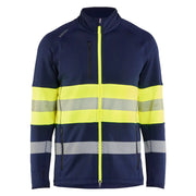 Blaklader 4712 2539 Fleecejack High Vis Marine High Vis Geel