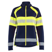 Blaklader 4718 1010 Dames Microfleecevest High Vis Marine High Vis Geel