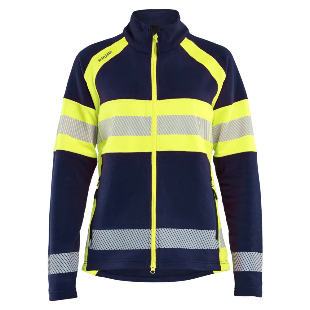 Blaklader 4718 1010 Dames Microfleecevest High Vis Marine High Vis Geel