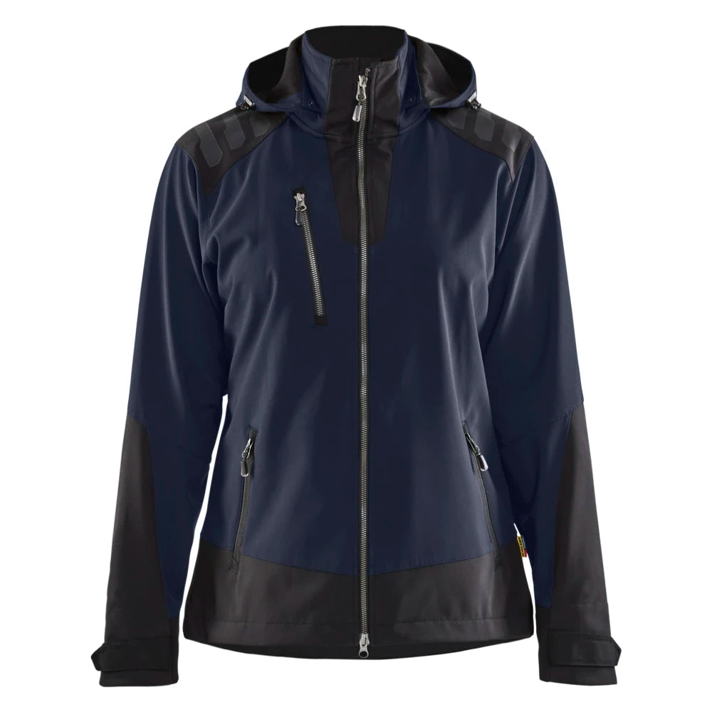 Blaklader 4719 2513 Dames Softshell Jack Donker Marineblauw Zwart