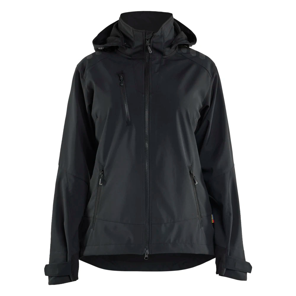 Blaklader 4719 2513 Dames Softshell Jack Zwart Zwart