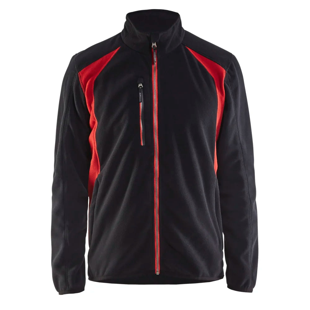 Blaklader 4730 2510 Fleecejack Zwart Rood