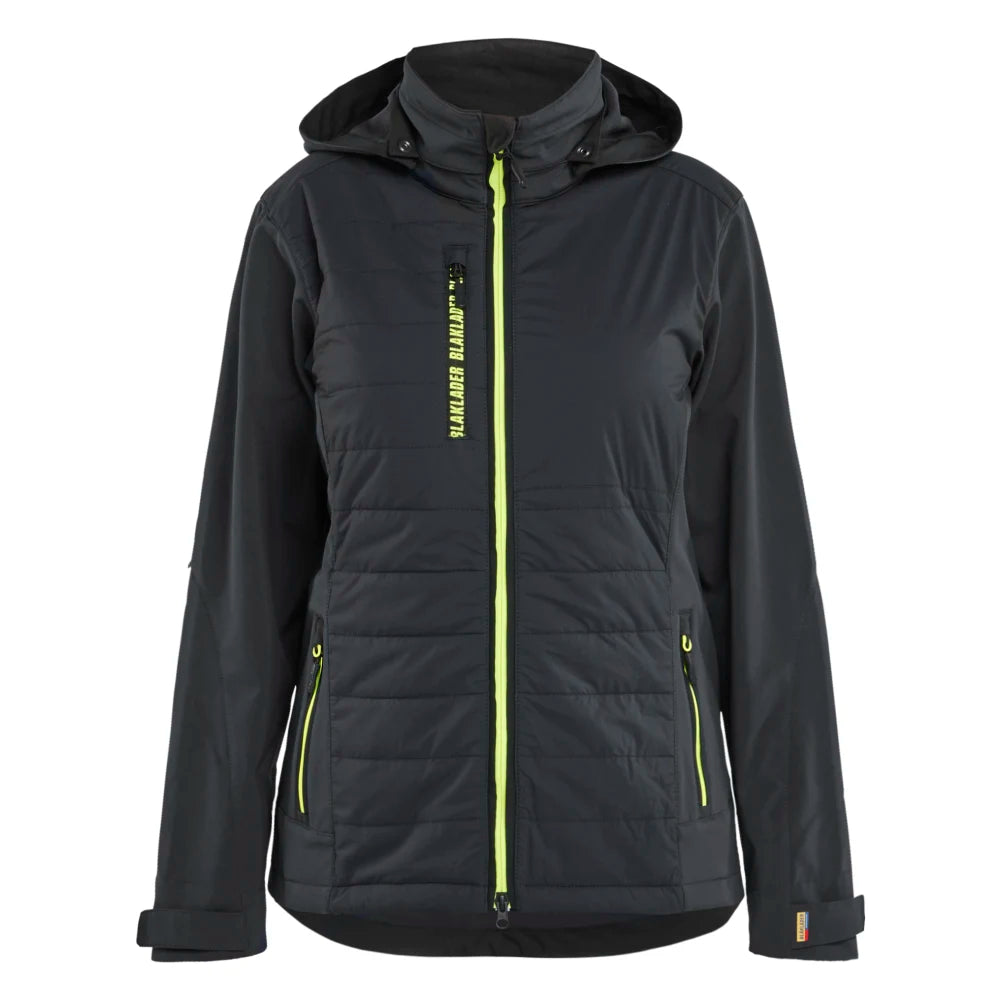 Blaklader 4733 2513 Dames Hybride Jack Zwart High Vis Geel