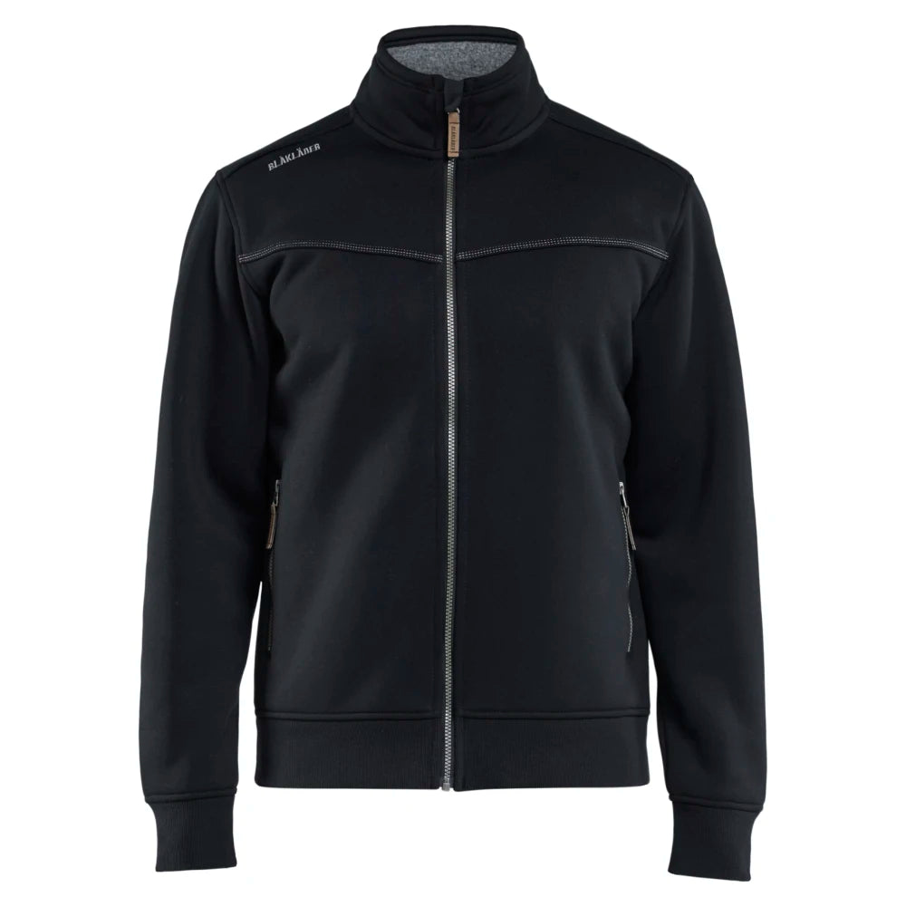 Blaklader 4739 2514 Sweatshirt Met Rits Sherpa-Gevoerd Zwart
