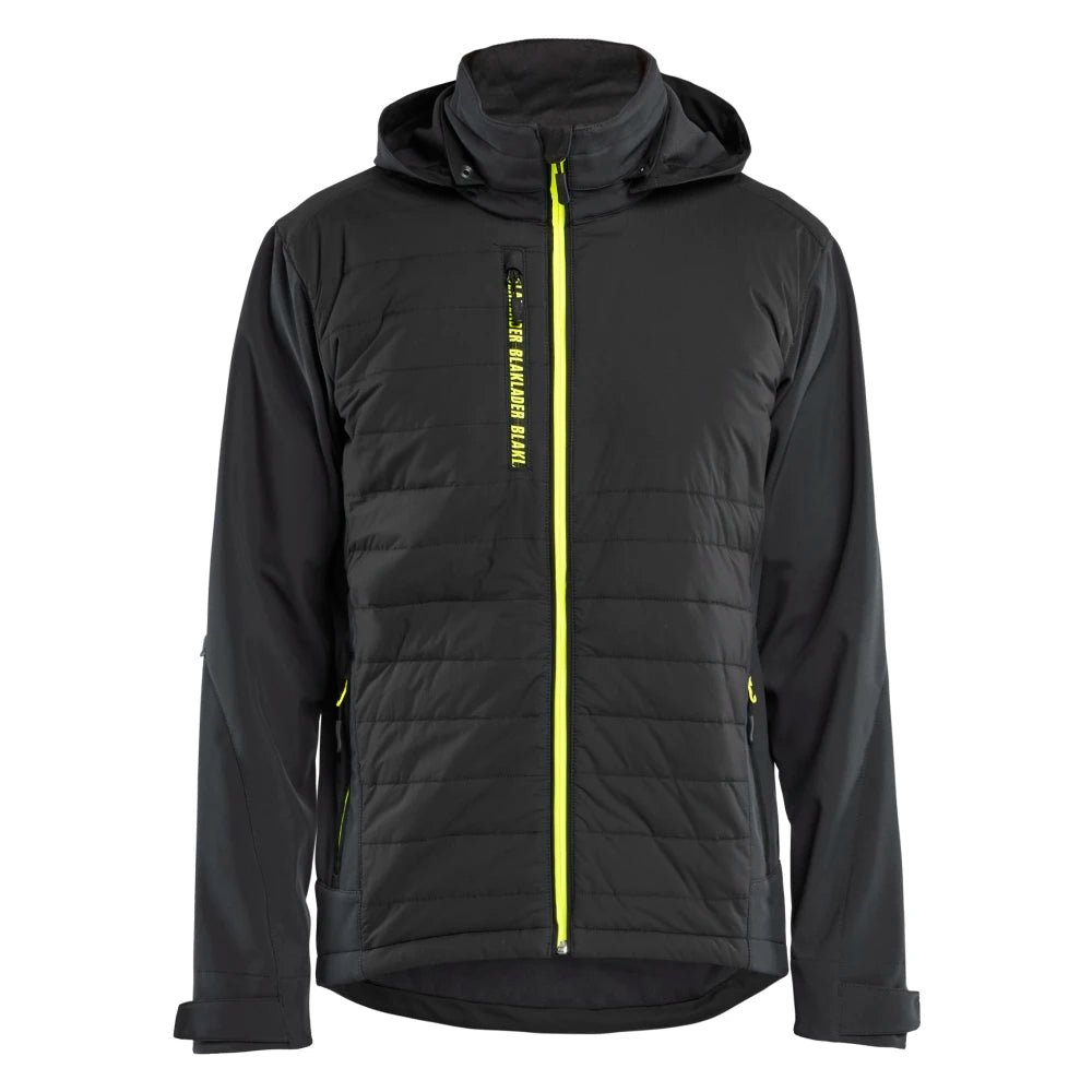 Blaklader 4743 2513 Hybride Jack Zwart High Vis Geel