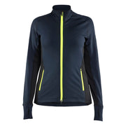 Blaklader 4745 2539 Striker Dames Fleecejack Donker Marineblauw High Vis Geel