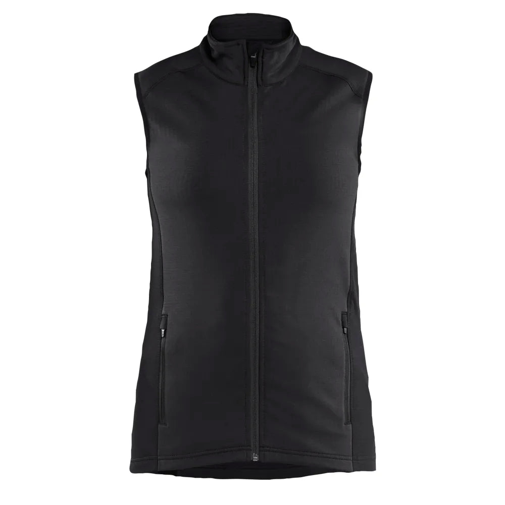 Blaklader 4746 2539 Striker Dames Bodywarmer Fleece Zwart