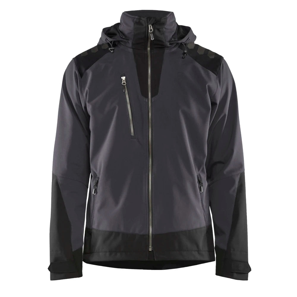 Blaklader 4749 2513 Softshell Jack Donkergrijs Zwart