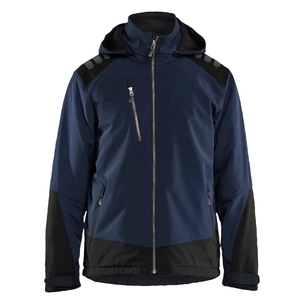Blaklader 4750 2513 Lichtgewicht Softshell Jack Gevoerd Donker Marineblauw Zwart