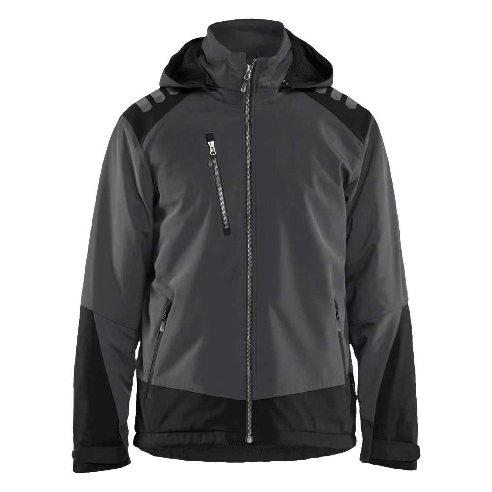 Blaklader 4750 2513 Lichtgewicht Softshell Jack Gevoerd Donkergrijs Zwart