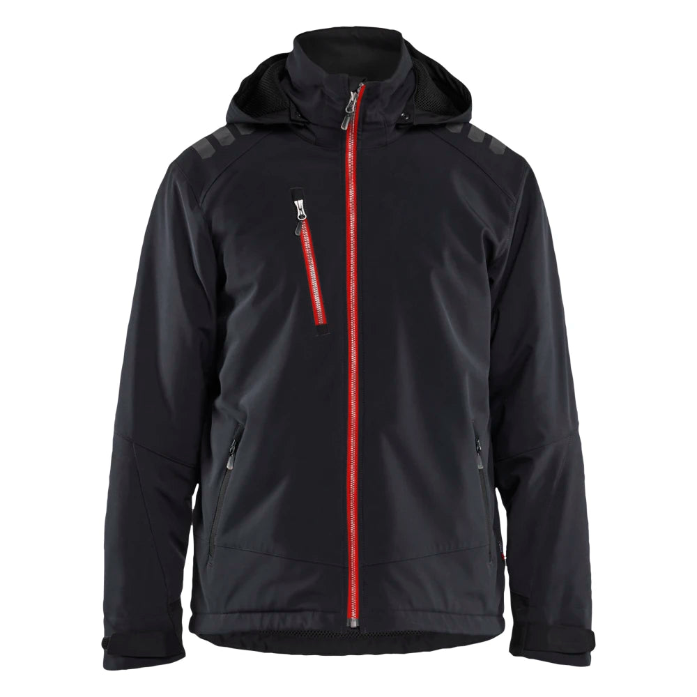 Blaklader 4750 2513 Lichtgewicht Softshell Jack Gevoerd Zwart Rood