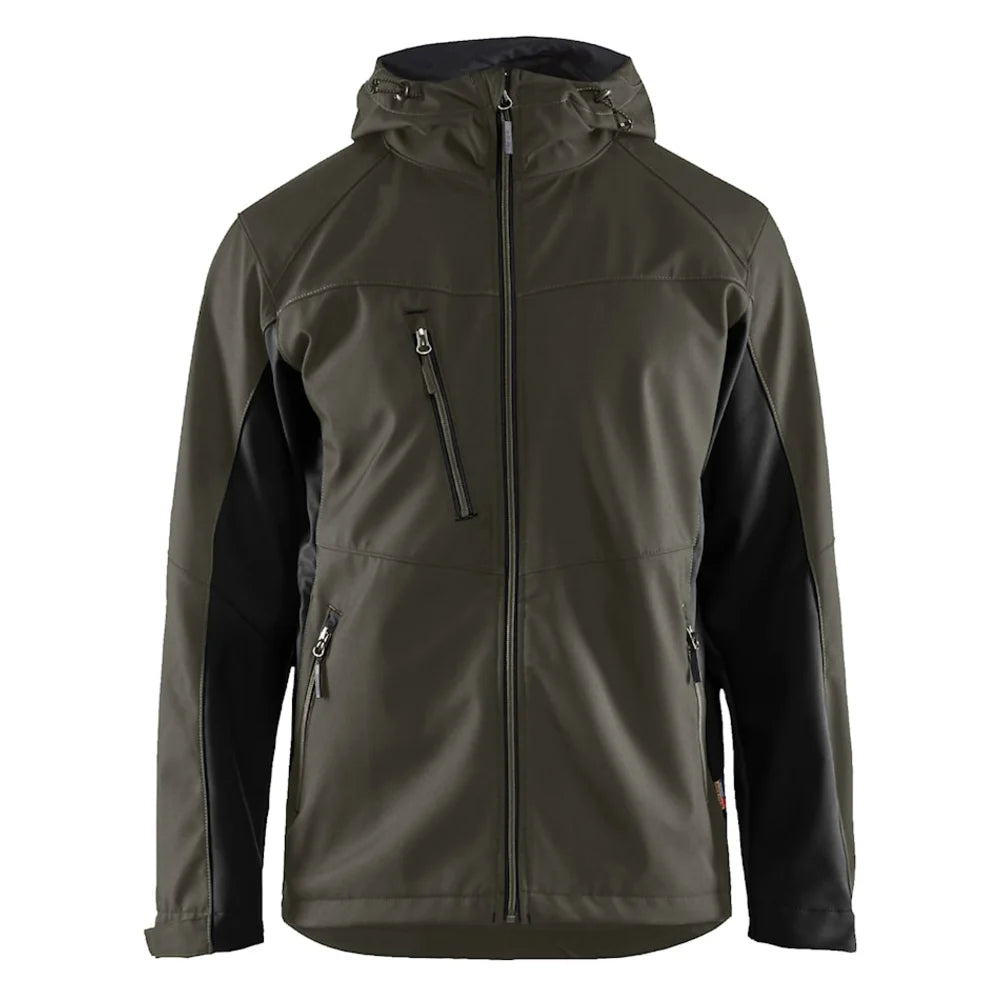 Blaklader 4753 2516 Softshell Jack Groen Zwart