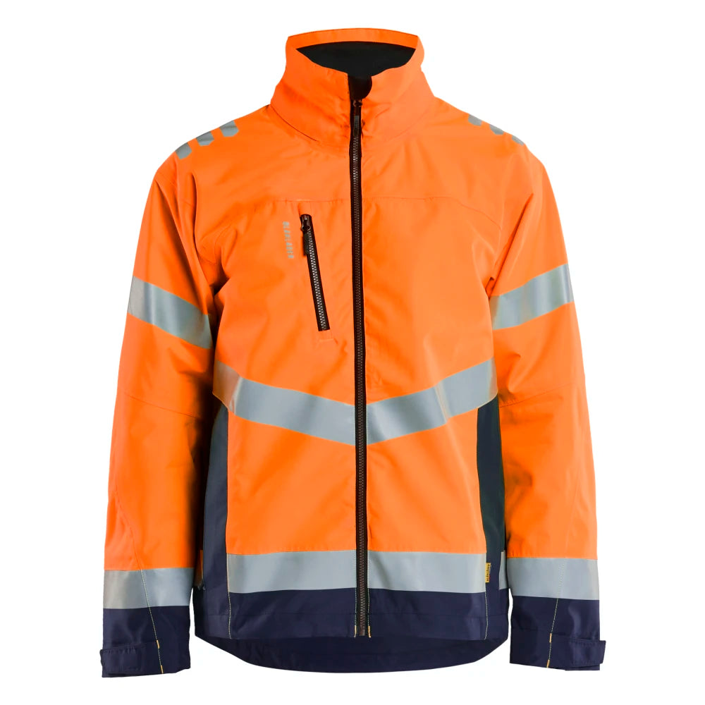 Blaklader 4760 1977 Shell Jack High Vis High Vis Oranje Marineblauw