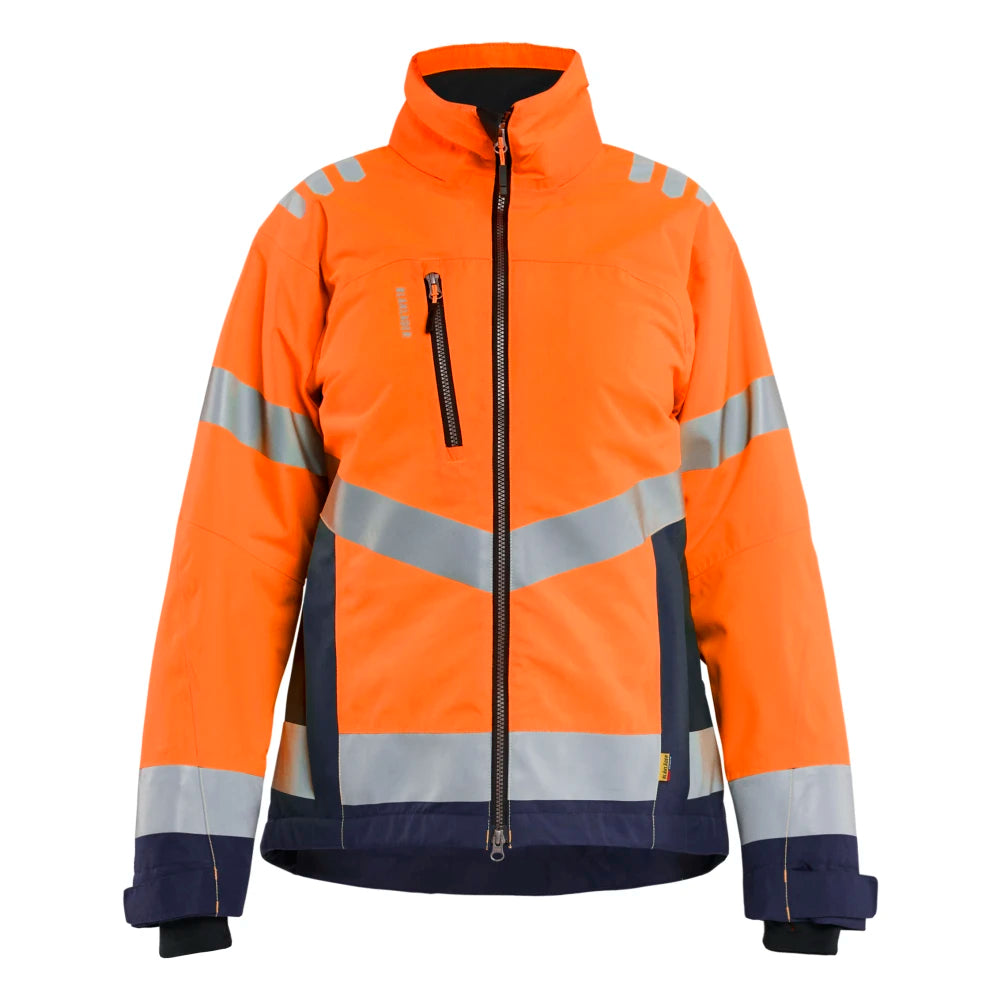 Blaklader 4762 1977 Dames Winterjas High Vis High Vis Oranje Marineblauw
