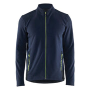 Blaklader 4765 1010 Microfleecevest Donker Marineblauw High Vis Geel