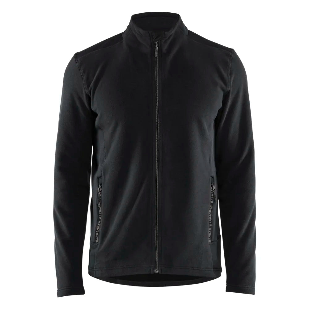 Blaklader 4765 1010 Microfleecevest Zwart Medium Grijs