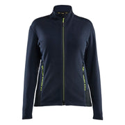 Blaklader 4766 1010 Dames Microfleecevest Donker Marineblauw High Vis Geel