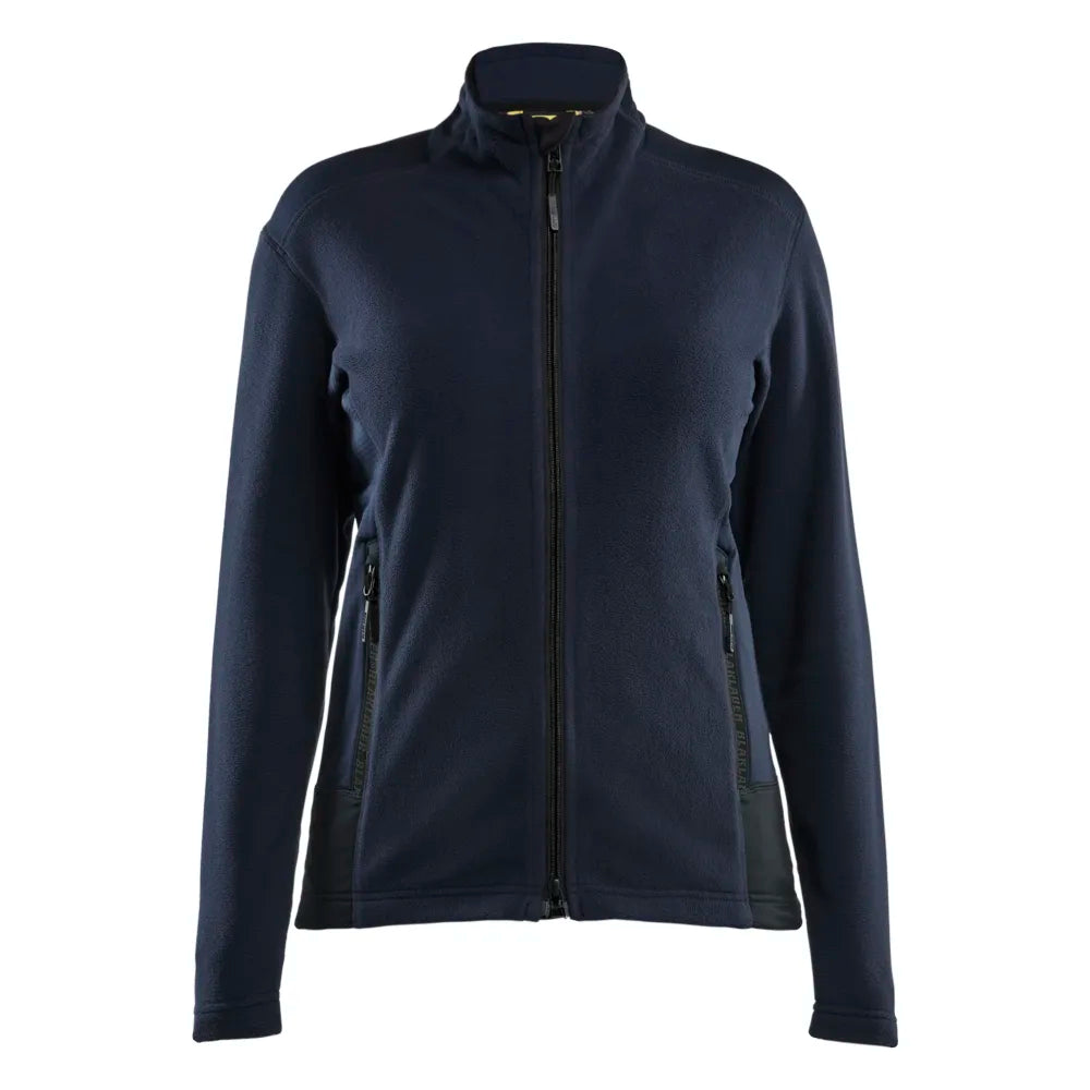 Blaklader 4766 1010 Dames Microfleecevest Donker Marineblauw Zwart