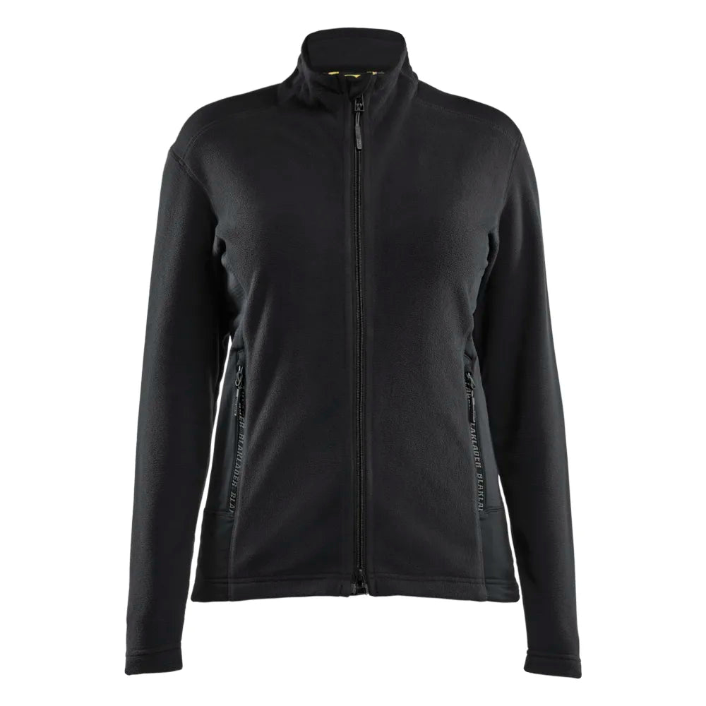 Blaklader 4766 1010 Dames Microfleecevest Zwart Medium Grijs