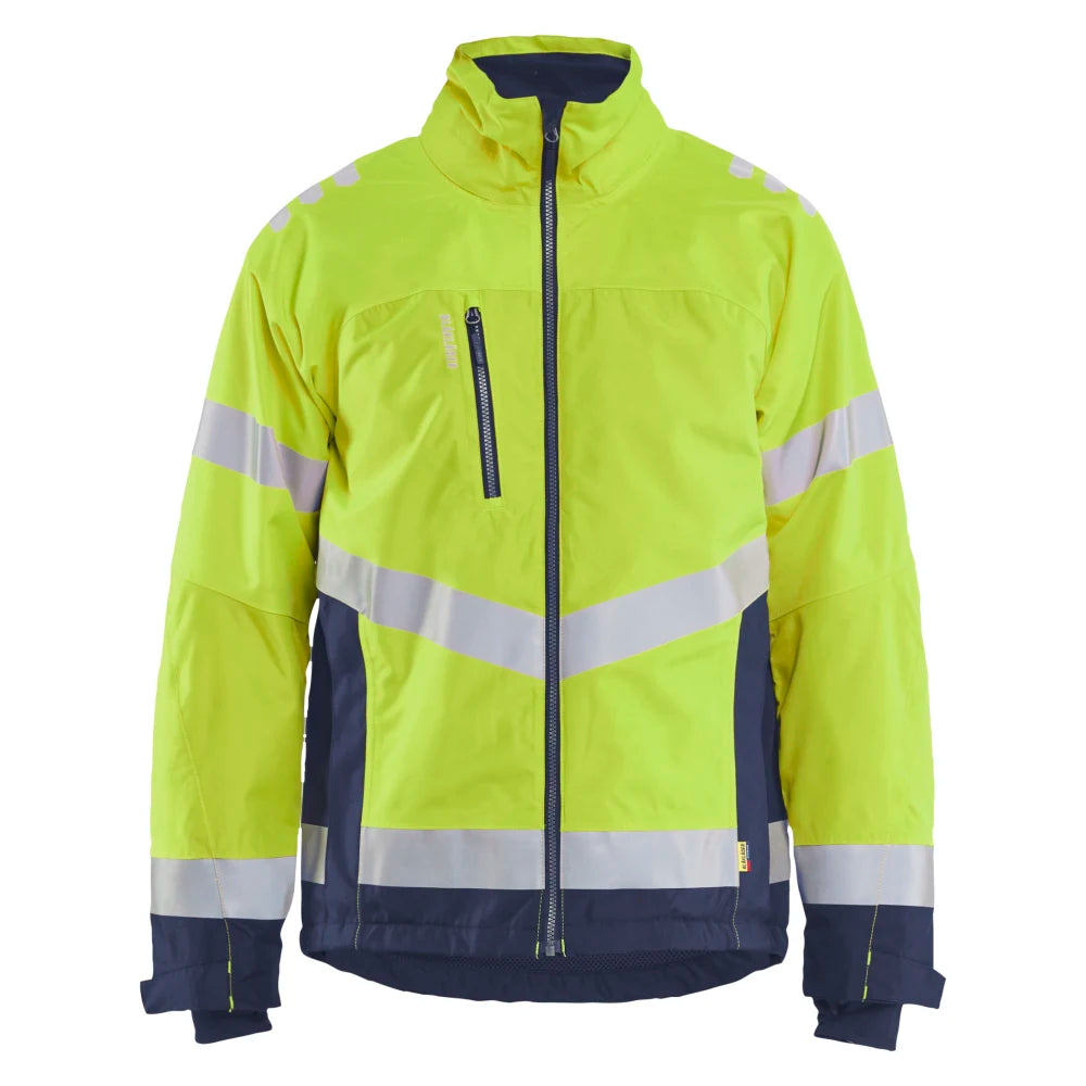 Blaklader 4780 1977 Winterjas High Vis High Vis Geel Marineblauw