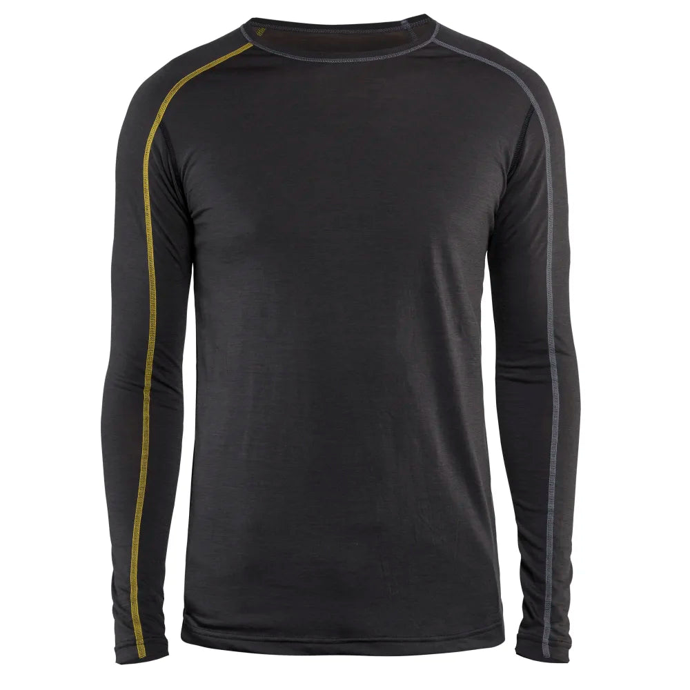 Blaklader 4799 1734 Onderhemd Merinowol Xlight Donkergrijs Geel
