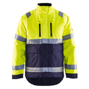 Blaklader 4827 1977 Winterjas High Vis High Vis Geel Marineblauw