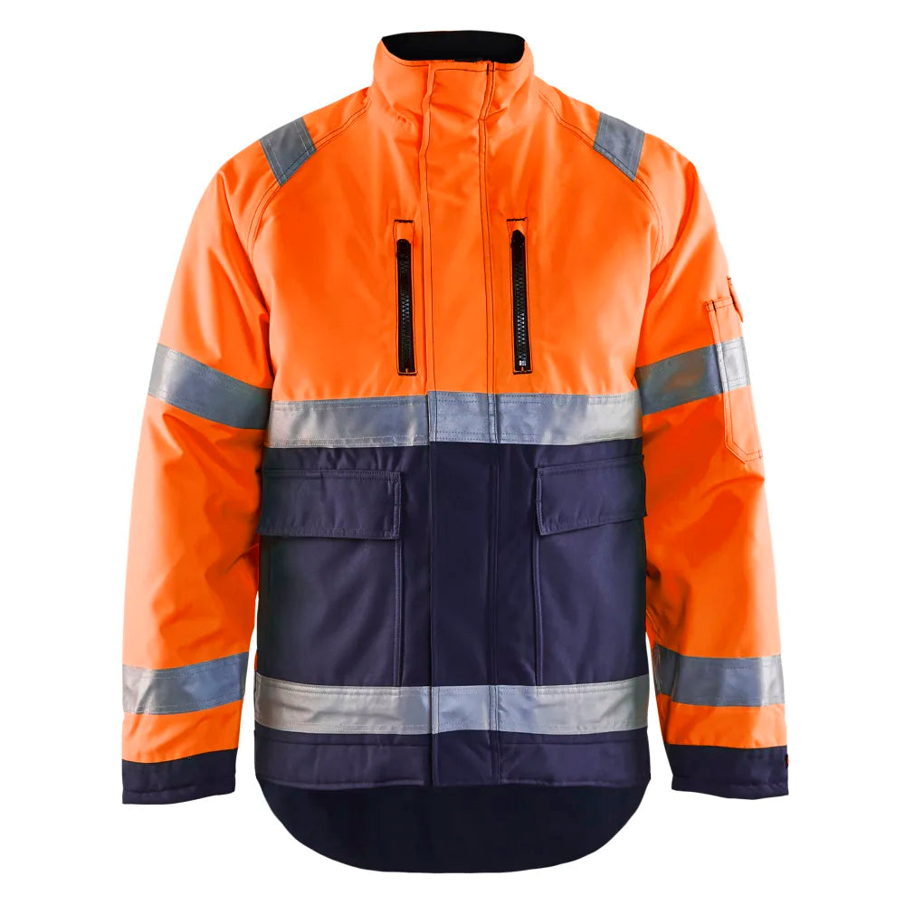 Blaklader 4827 1977 Winterjas High Vis High Vis Oranje Marineblauw