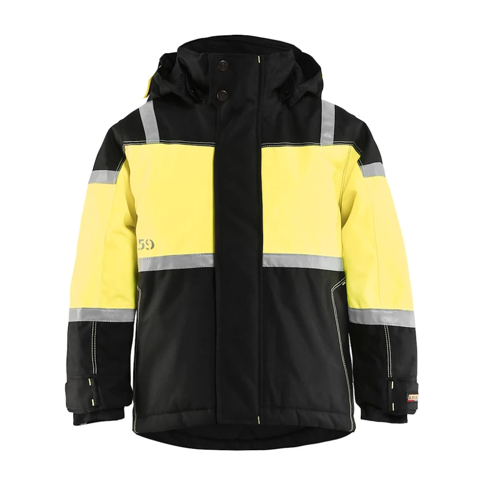 Blaklader 4858 1977 Kids Winterjas Zwart High Vis Geel