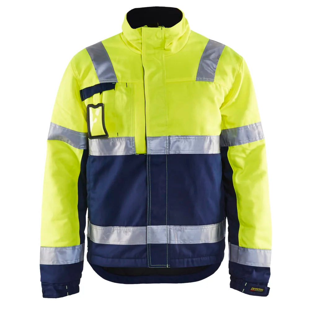 Blaklader 4862 1811 Winterjas High Vis High Vis Geel Marineblauw