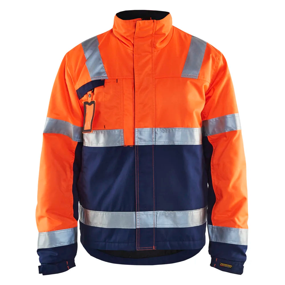 Blaklader 4862 1811 Winterjas High Vis High Vis Oranje Marineblauw