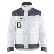 Blaklader 4865 1900 Schilders Winterjas Wit Grijs