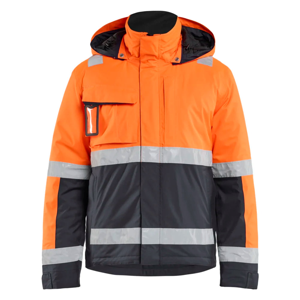 Blaklader 4870 1987 Winterjas High Vis High Vis Oranje Medium Grijs
