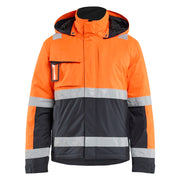 Blaklader 4870 1987 Winterjas High Vis High Vis Oranje Medium Grijs
