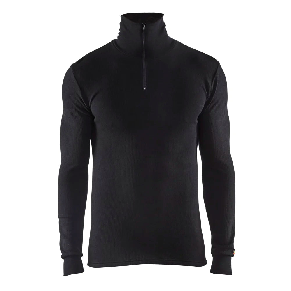 Blaklader 4891 1705 Onderhemd Met Halve Rits Warm Zwart