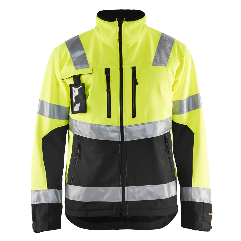 Blaklader 4900 2517 Softshell Jack High Vis High Vis Geel Zwart