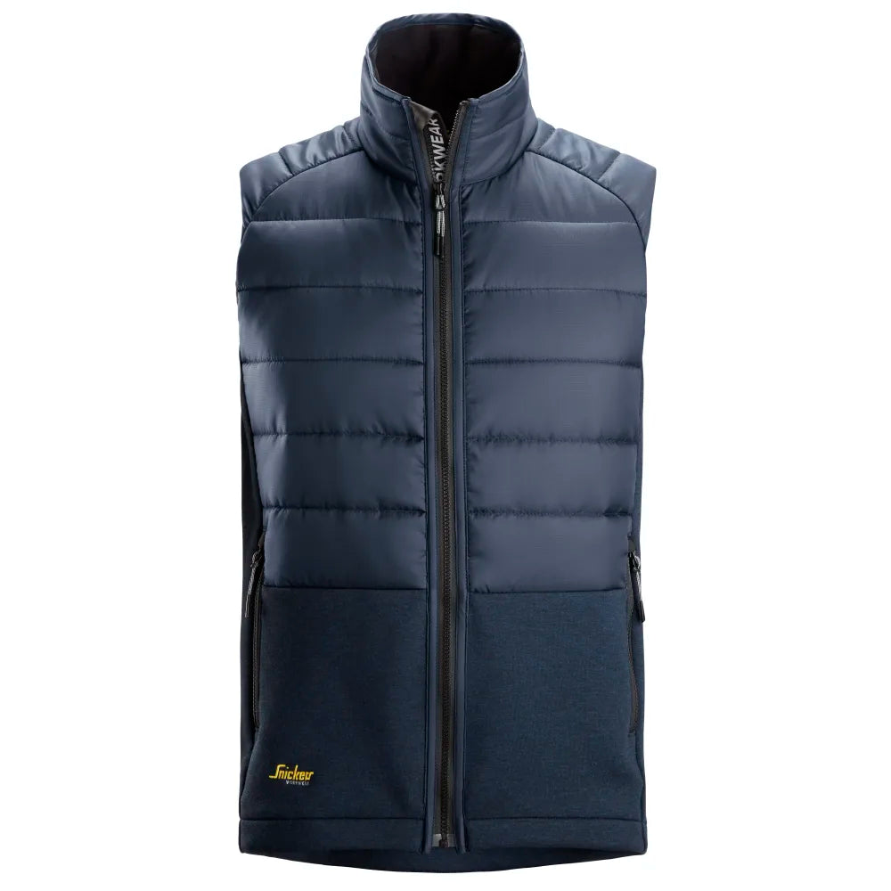 Snickers 4902 Flexiwork Hybride Bodywarmer 9545 Navy Dark Navy Melange