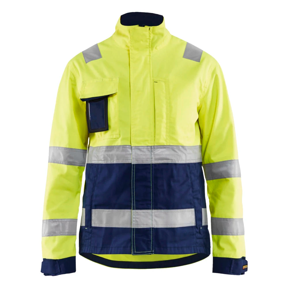 Blaklader 4903 1811 Dames Jack High Vis High Vis Geel Marineblauw