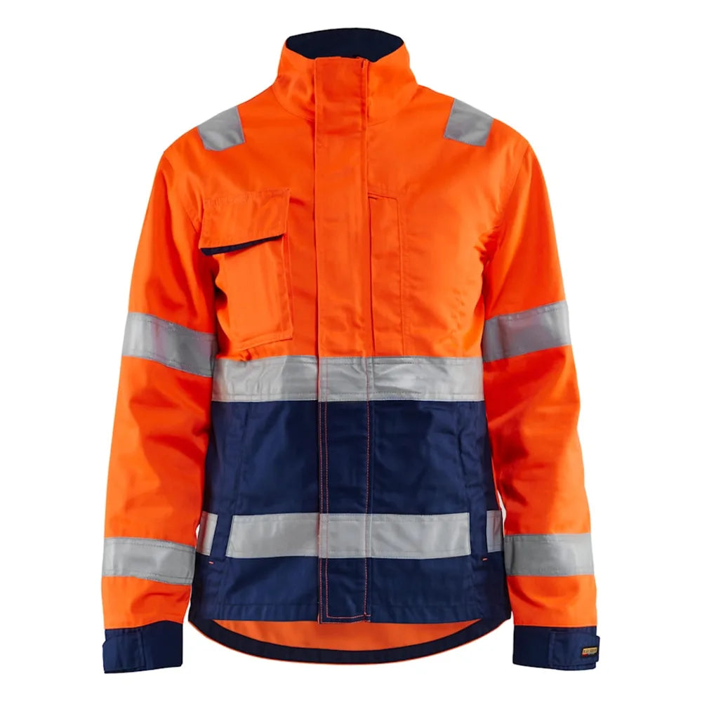 Blaklader 4903 1811 Dames Jack High Vis High Vis Oranje Marineblauw