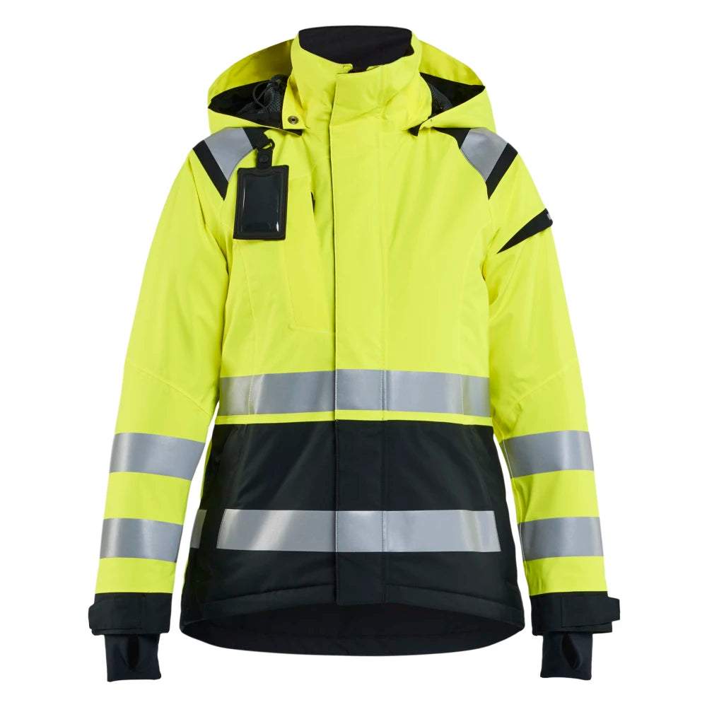 Blaklader 4904 1987 Dames Shell Jack High Vis High Vis Geel Zwart