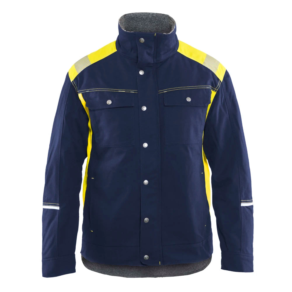 Blaklader 4915 1370 Winterjas Visible Marine High Vis Geel