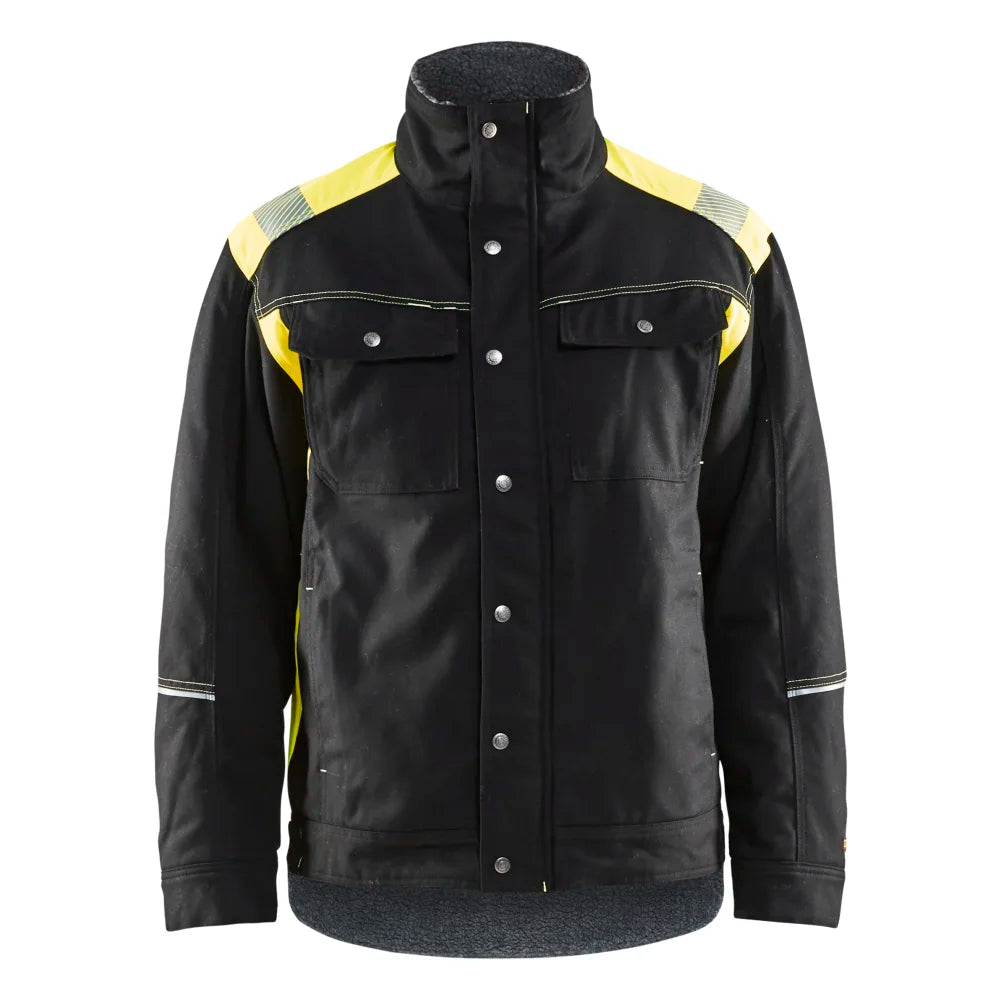 Blaklader 4915 1370 Winterjas Visible Zwart High Vis Geel